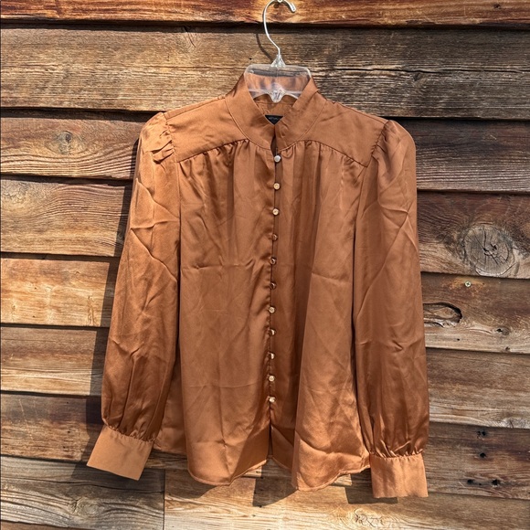 Ann Taylor button down blouse - Picture 4 of 8